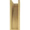 Ekena Millwork 6"W x 12"D x 18"H Classic Helena Rough Cedar Woodgrain TimberThane Corbel, Primed Tan CORUR06X12X18HELRCPR - alternate 6